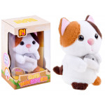 Opakujúci hovoriaci mačiatko s rybkou